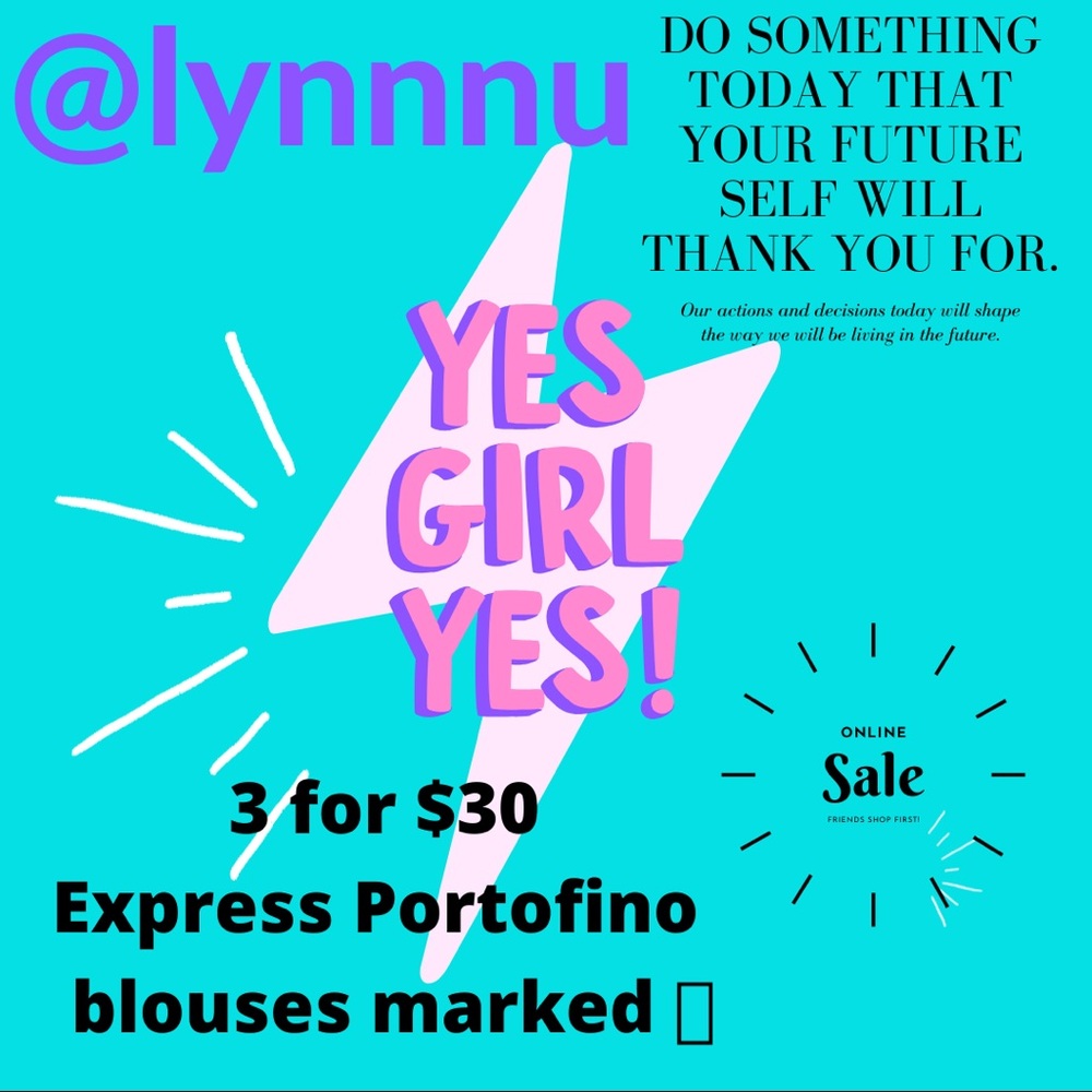 ALL EXPRESS BLOUSES 3/$20